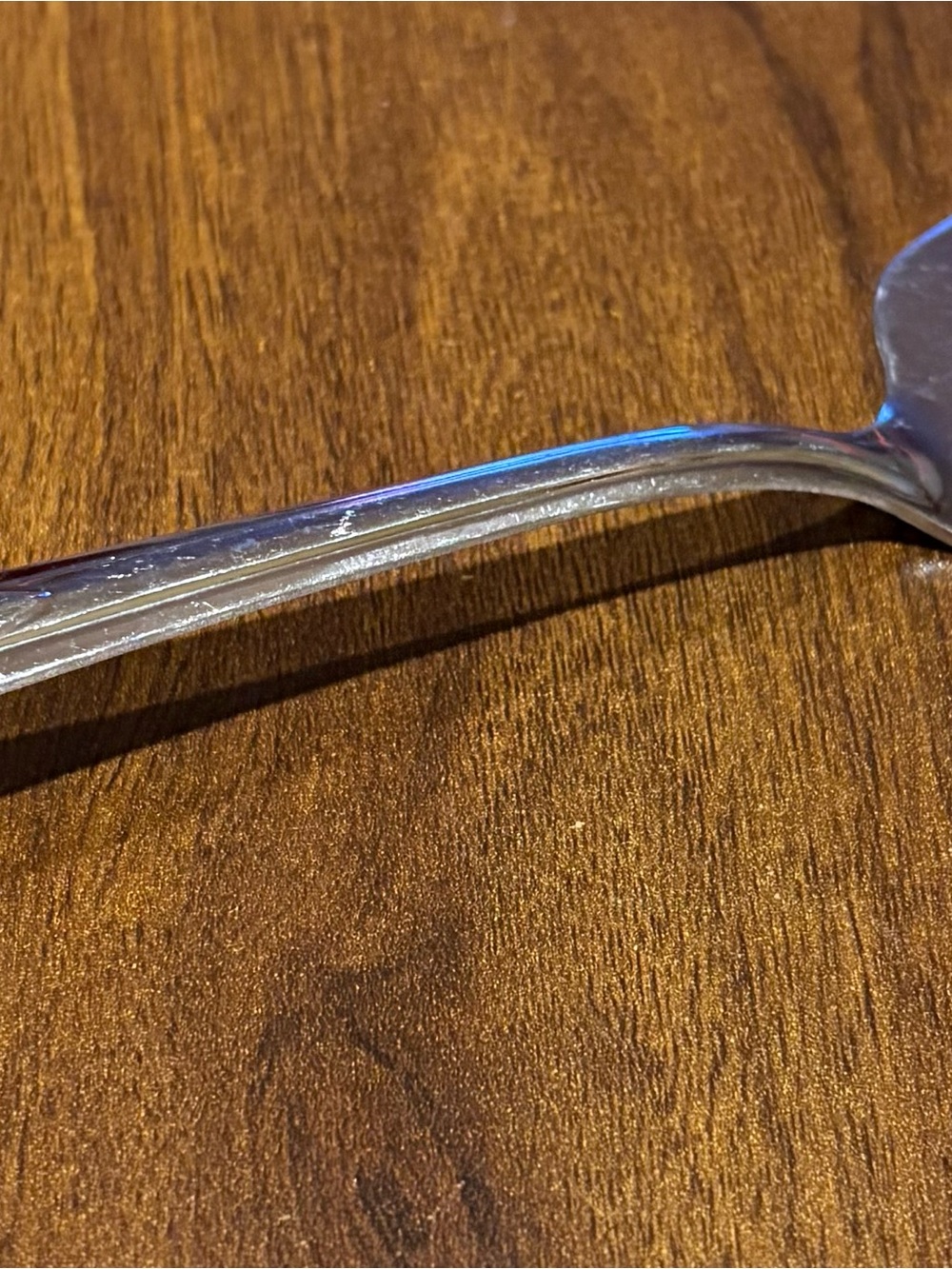 Ekco Vintage Silver Tomato Serving Spoon mid entry  geometric.
